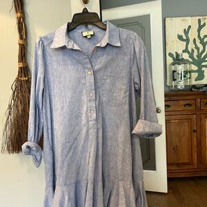 Tuckernuck Light Blue Long Sleeve Dress
